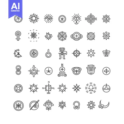 Popular premium asset: Collection of 48 Geometric Symbols and Icons