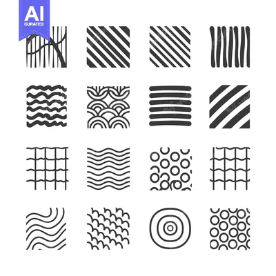 Popular premium asset: Collection of Sixteen Abstract Geometric Patterns