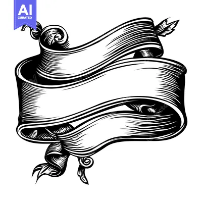 Popular premium asset: Ornate Banner with Scroll Design and Floral Accents