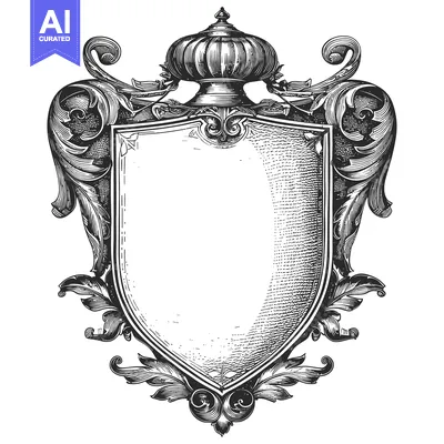 Popular premium asset: Ornate Shield with Crown and Flourishes