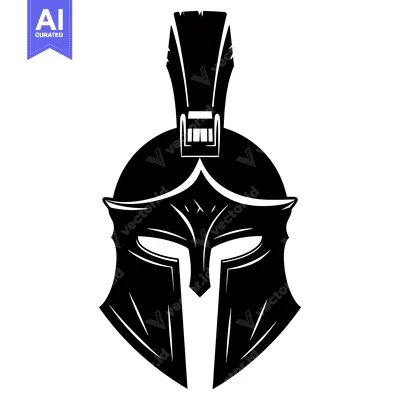 Popular premium asset: Spartan helmet silhouette with crest and face guard