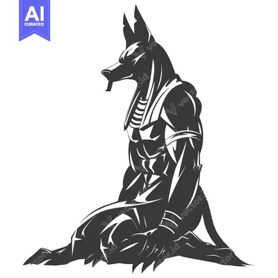 Popular premium asset: Anubis, the Egyptian God of the Dead, in a Seated Pose