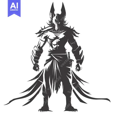 Popular premium asset: Anthropomorphic Jackal Warrior with a Sword and a Flowing Cape