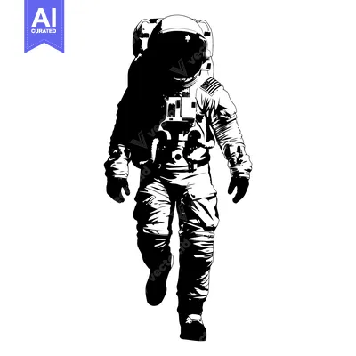 Popular premium asset: An astronaut in a spacesuit, walking in a stylized illustration.