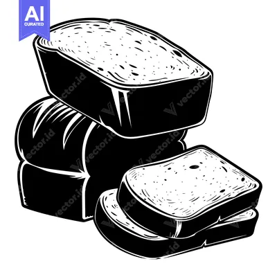 A Stack of Freshly Baked Bread Loaves