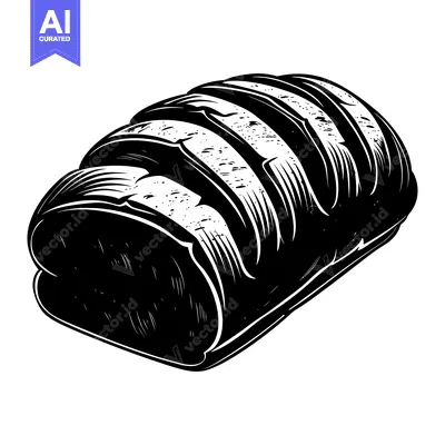 A Sliced Loaf of Bread with Crumb Texture