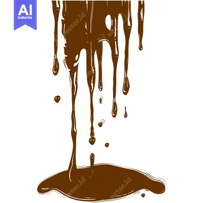 Aset premium populer: Melted Chocolate Dripping and Splashing.