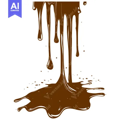 Delicious Chocolate Syrup Dripping and Splashing.