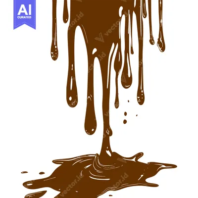 Popular premium asset: Melted Chocolate Drips and Splatter.