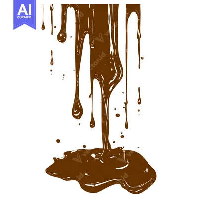 Aset premium populer: Melted Chocolate Dripping and Splashing.