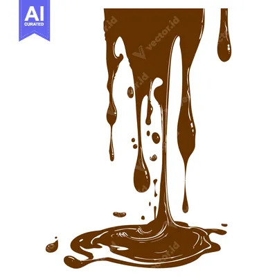 Aset premium populer: Delicious Chocolate Syrup Dripping and Splashing.