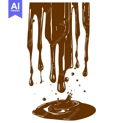 Delicious Chocolate Syrup Dripping and Splashing.
