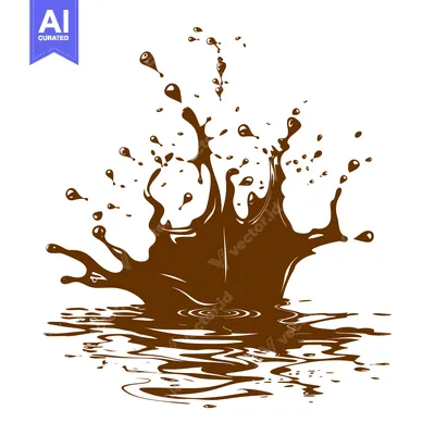 Aset premium populer: Chocolate Splash Liquid Dynamic Motion.