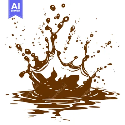 Aset premium populer: Chocolate Splash Crown Liquid Explosion.