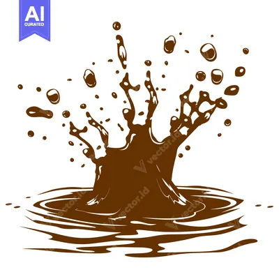 Aset premium populer: Chocolate Splash Liquid Explosion Dynamic Motion.