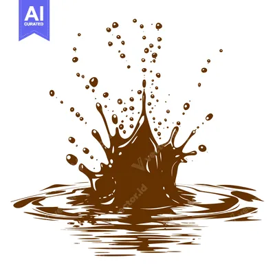 Premium design asset: Chocolate Splash Liquid Explosion Dynamic Motion.