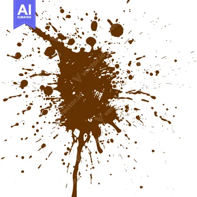 Aset premium populer: Brown Mud Splatter Abstract Background.