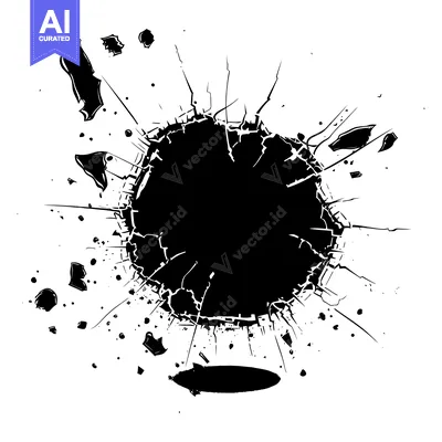 Aset premium populer: Black Ink Splashes and Splatter on White Background