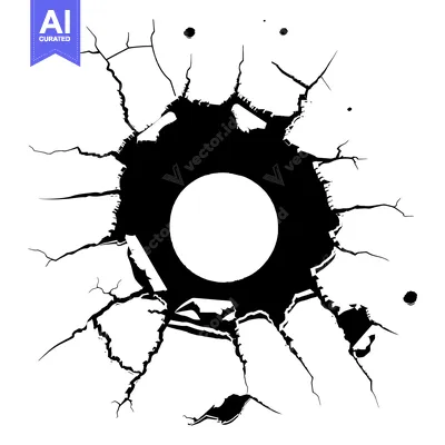 Aset premium populer: A Circular Hole in a Cracked Surface