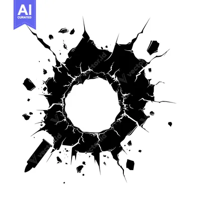Popular premium asset: Bullet Hole with Cracks and Shattered Pieces