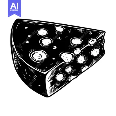 Aset premium populer: A Wedge of Swiss Cheese with Large Holes