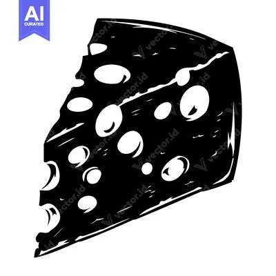 Aset premium populer: A Slice of Swiss Cheese with Multiple Holes