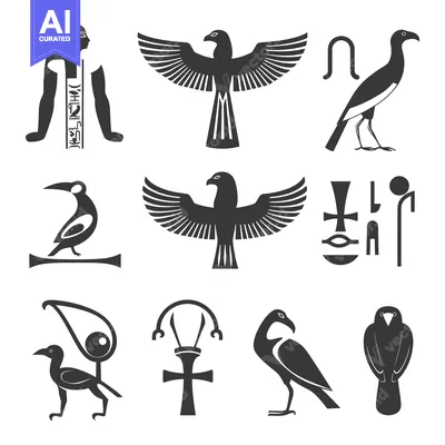 Egyptian Mythology Symbols and Hieroglyphics