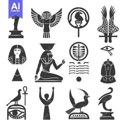 Popular premium asset: Collection of Egyptian Mythology Symbols and Gods