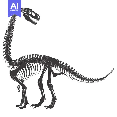Popular premium asset: Skeletal Structure of a Long-Necked Dinosaur