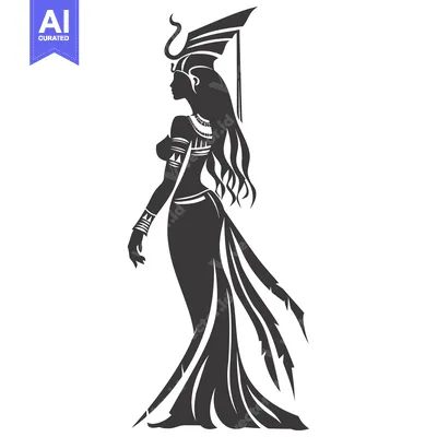 Popular premium asset: Silhouette of an Egyptian Woman in Traditional Attire