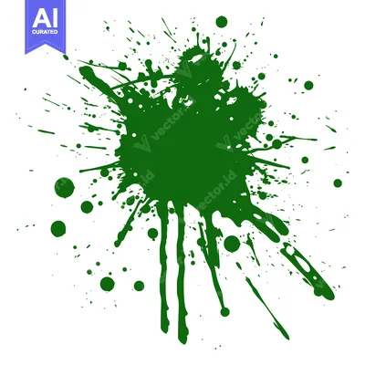 Popular premium asset: Green Ink Splatter Abstract Background.