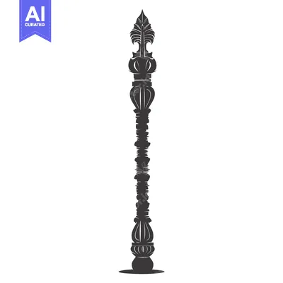 Popular premium asset: Ornate Decorative Column with Intricate Design
