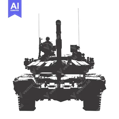 Popular premium asset: Silhouette of a Tank with a Soldier Inside