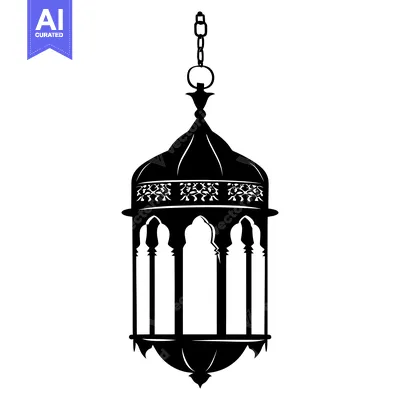 Ornate Hanging Lantern with Chain and Detailed Design