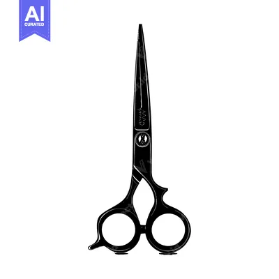 Aset premium populer: Black Professional Hair Cutting Scissors