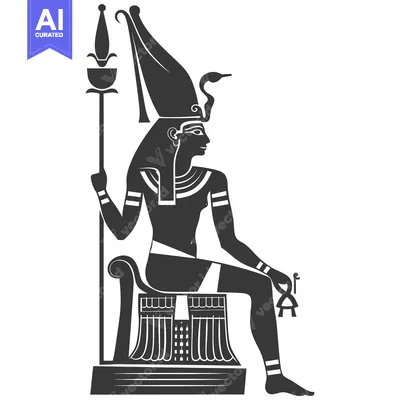 Popular premium asset: Egyptian God Sitting on Throne Holding a Staff and Ankh Symbol