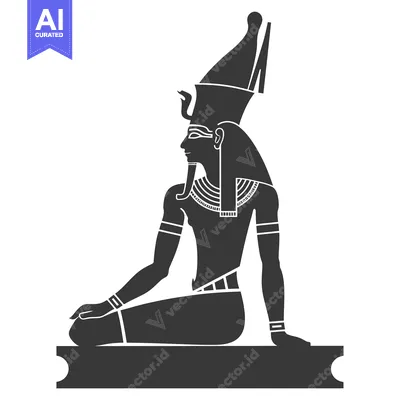Popular premium asset: Egyptian God with Tall Headdress Sitting on a Platform
