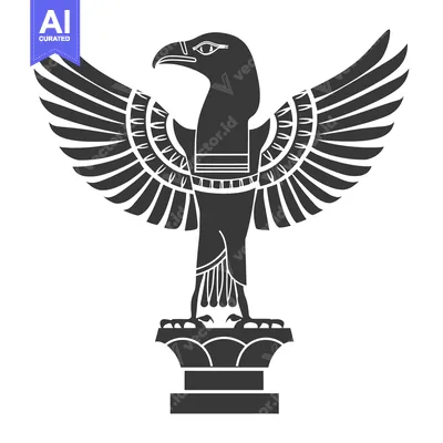 Popular premium asset: Stylized Black and White Illustration of an Eagle Perched on a Column