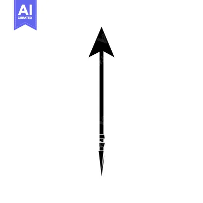 Aset premium populer: Black Arrow Icon Pointing Upwards
