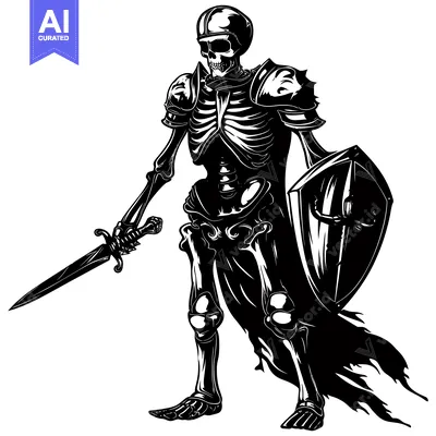 Popular premium asset: Skeleton Knight in Full Armor Holding a Sword and Shield