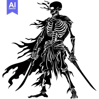 Popular premium asset: Skeletal Figure with a Sword and Flamming Cape