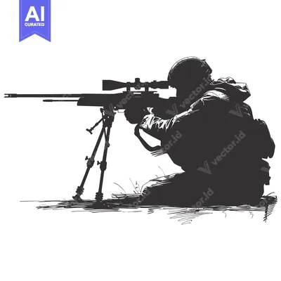 Popular premium asset: A Soldier Aiming a Sniper Rifle with a Scope