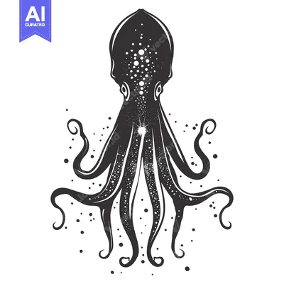 Aset premium populer: A Detailed Illustration of an Octopus with Eight Tentacles
