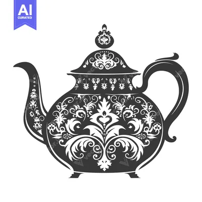 Popular premium asset: Ornate Teapot with Floral Pattern