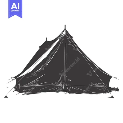 Popular premium asset: A Hand-Drawn Sketch of a Camping Tent