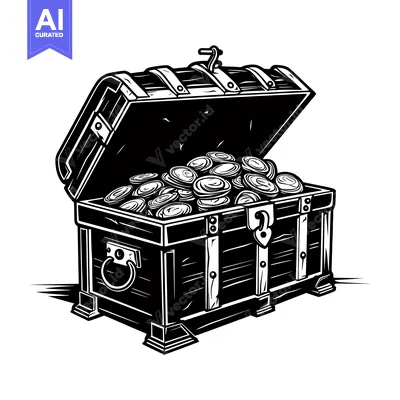 Popular premium asset: Open Wooden Treasure Chest Filled with Gold Coins