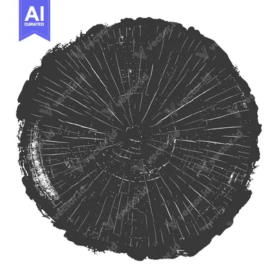 Aset premium populer: Black and White Circular Wood Grain Texture