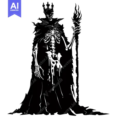 Popular premium asset: Skeletal King with Crown and Flaming Staff