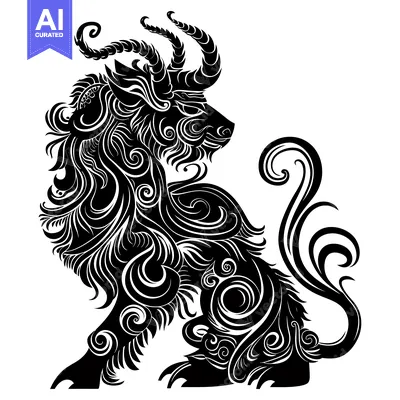 Popular premium asset: Ornamental Lion with Swirling Detail