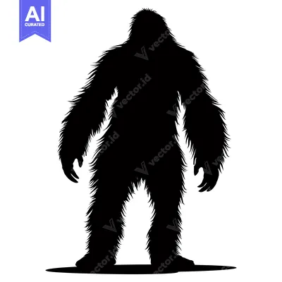 Silhouette of a Furry, Upright, Humanoid Creature